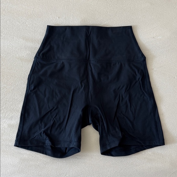 Set Active Navy Blue Biker Shorts - Picture 1 of 3